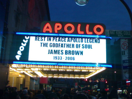 James Brown Memorial at the Apollo Theater in New York City