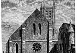 The Abbey of St. Genevieve before being rebuilt as the Pantheon.