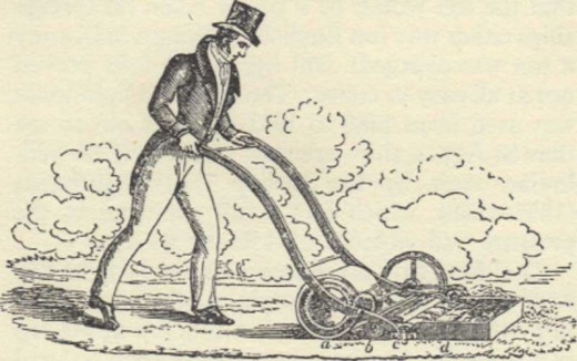 Budding's lawnmower, 1832.