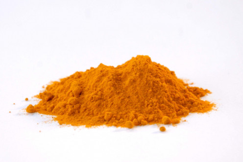 This spice is a component of curry and can be found in tablet form.