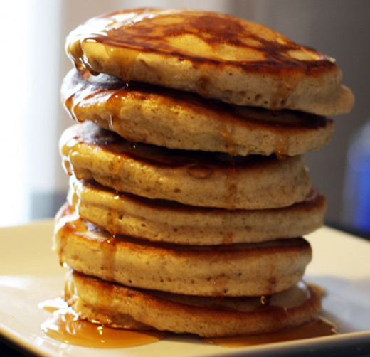 Try pumpkin spice pancakes for chilly fall mornings.