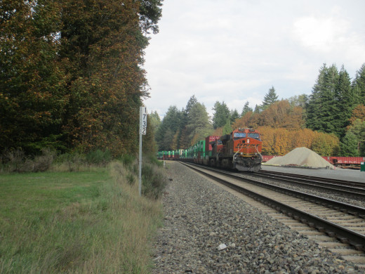 DPUs on Eastbound Stack at Skykomish