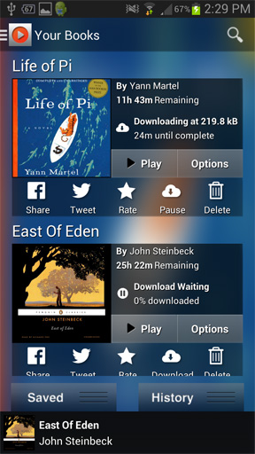 Audiobooks.com lets you stream the latest bestsellers instantly at a big discount off the cover price.
