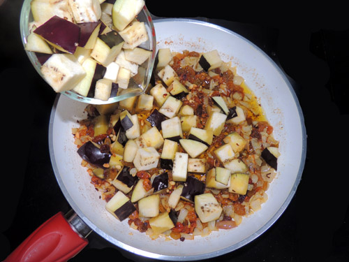 Add to pan.
