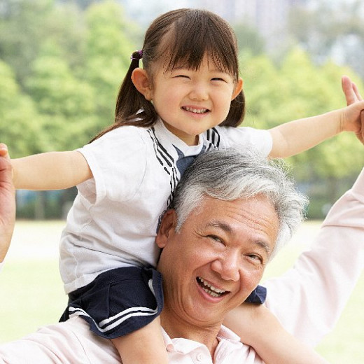Many Japanese grandparents have become involved in looking after grandchildren, enabling parents to go out to work.