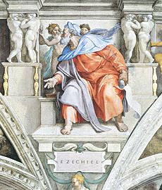 230px-Ezekiel_by_Michelangelo,_restor...