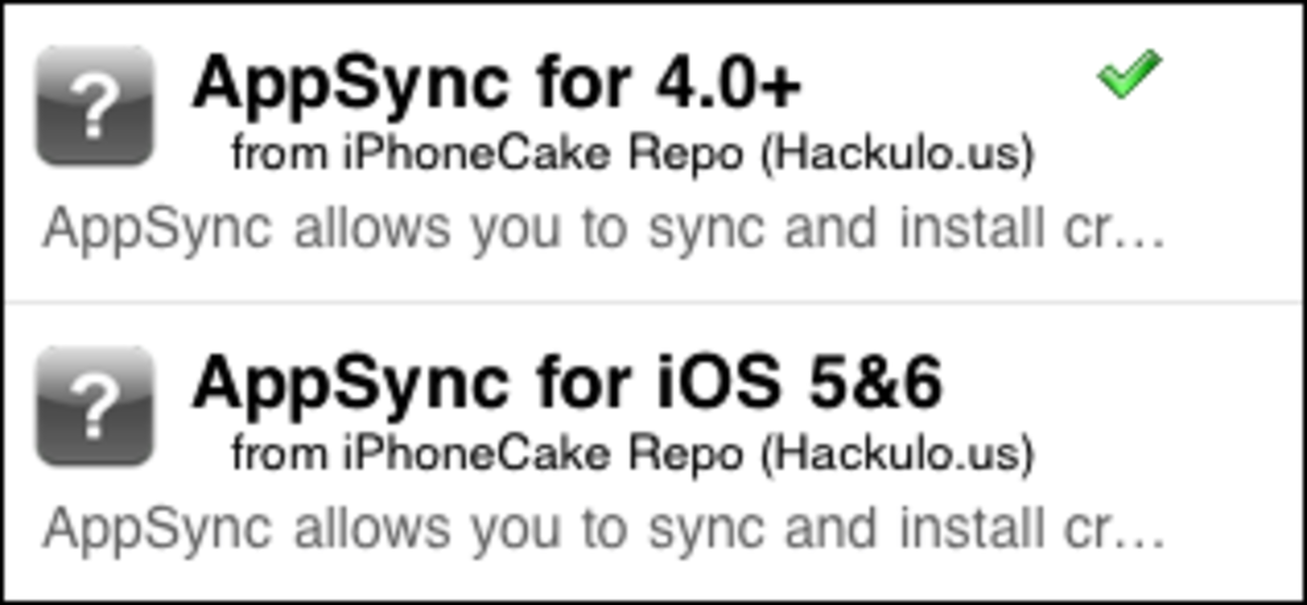 The tick symbol besides Appsync shows it is now installed