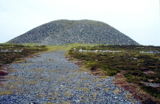 The hill of Miodchaoin that the three sons of Tuirenn scaled to complete their last task set by Cian's father Lugh