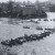 Fishermen approach an upcoming salmon run in Oregon during 1958. Fishermen approach an upcoming salmon run in Oregon during 1958.