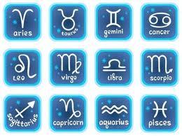 Astronomical symbols of zodiac signs