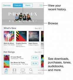 How to use iTunes Store in iPhone 5S and 5C?