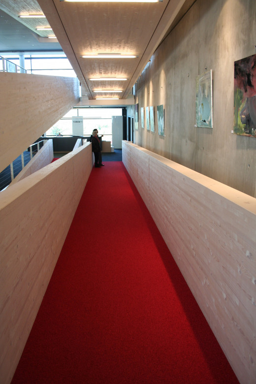 Ramp in business building