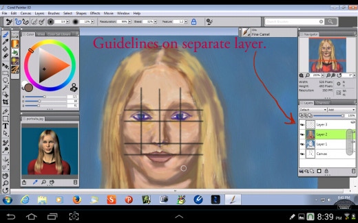 Making guidelines. 