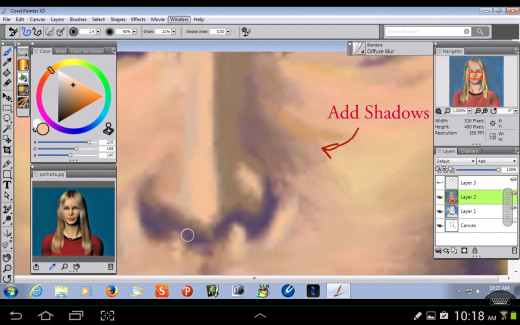 Adding Shadows.