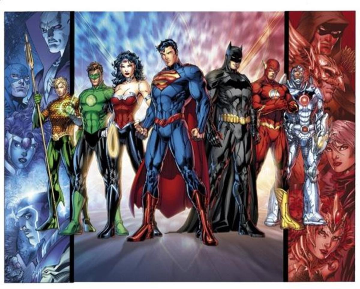 Algunos de los héroes más famosos de DC.