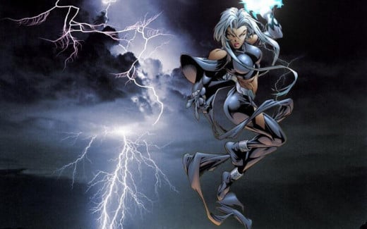 Storm - what a cool power she pocesses. 