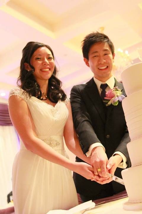 Cutting the cake