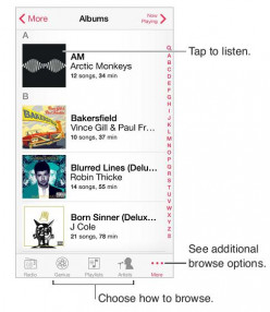 How to Browse and Play Music in iPhone 5S and 5C?