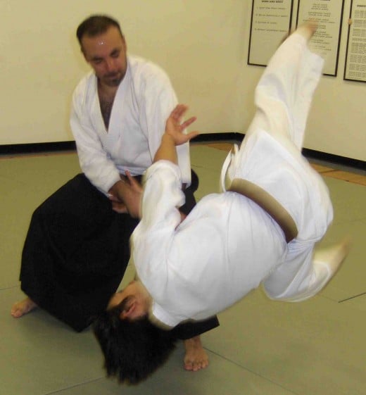 Kokyunage - An Aikido Technique which redirects the momentum of an attack into a momentum throw.