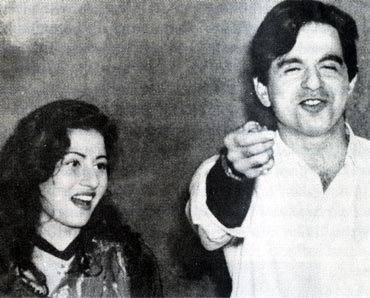 Madhubala with Dileep Kumar