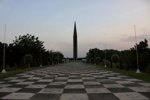 Capas National Shrine at the end of the Bataan Death March.