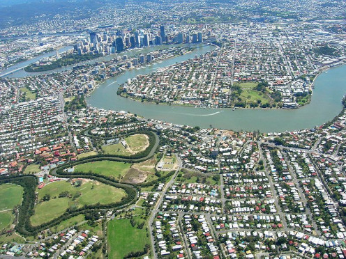 City of Brisbane, where the author of Mutant MEssage Down Under spent 4 months in an unpaid internship.