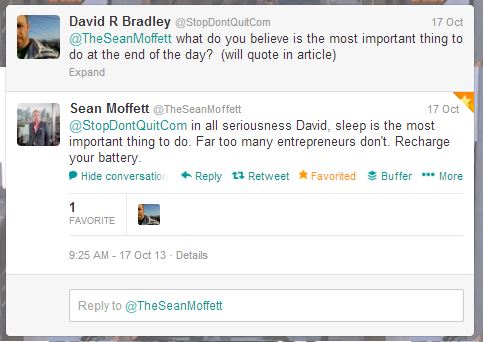 Sean Moffett - Business is personal