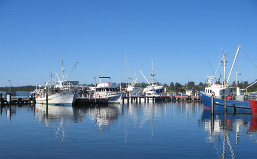 Fishing trawlers ready to head out to Sea