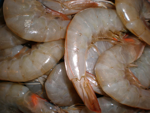 Raw shrimp