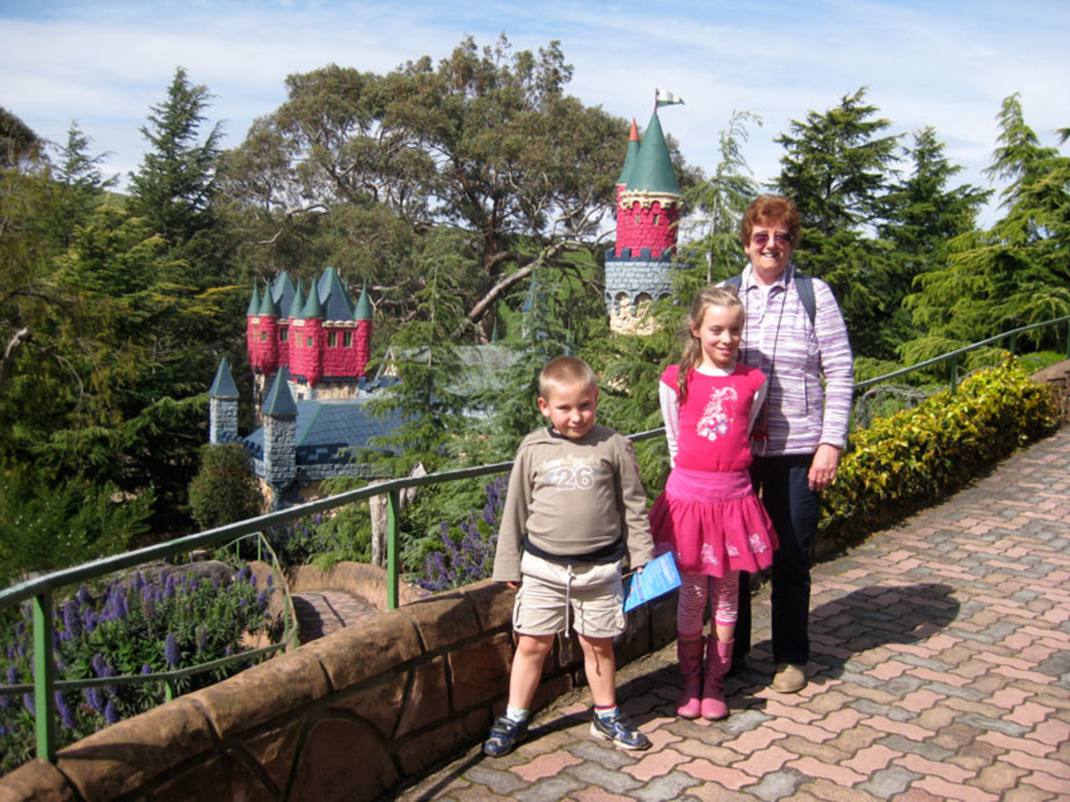 Fairy Park is one of the places where you can get great photos of your kids in front of fairytale castles. Source:  2013 Suzanne Day