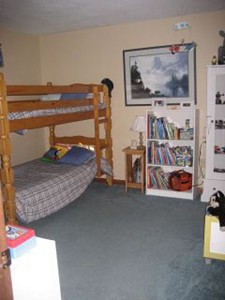 Boys room. Walls painted Powell Buff.