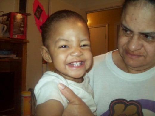 My litte Maria at one years old.