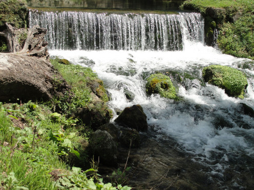 The falls near the Mill