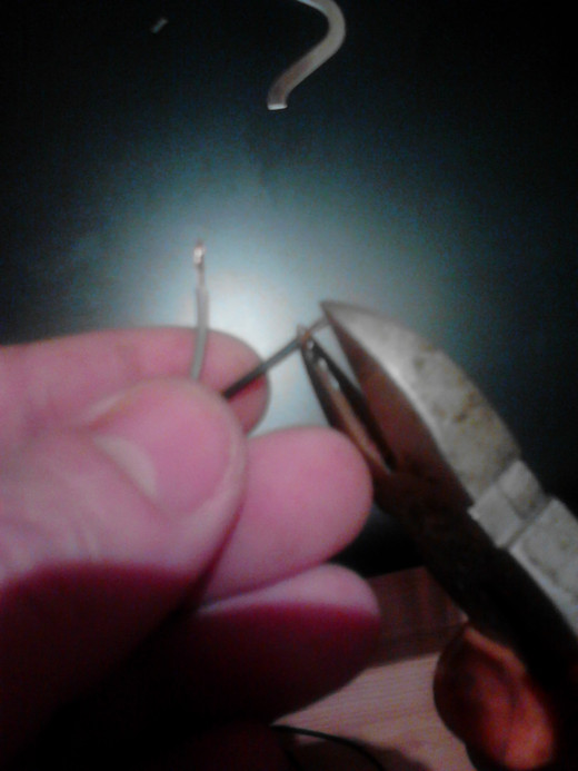 Now you need the two wires stripped.