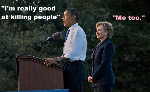 President Obama and Hillary Clinton