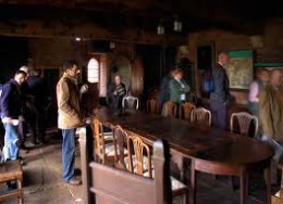 The very room where Church elders met with Oliver Cromwell.