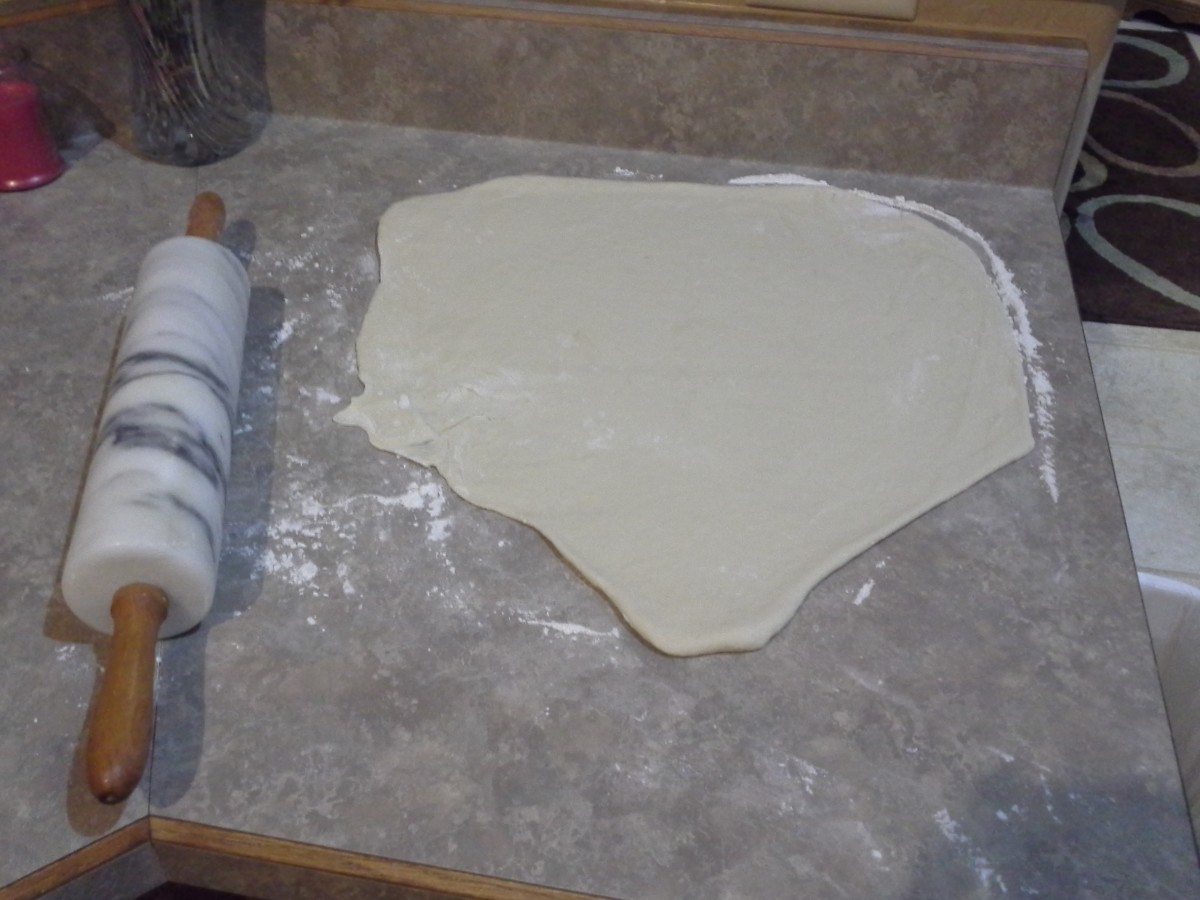 Step Three: Knead and roll out your dough