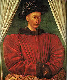 The English nobles didn't like Charles VII being crowned King of France