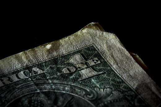 Money is terrible, especially when one has none.