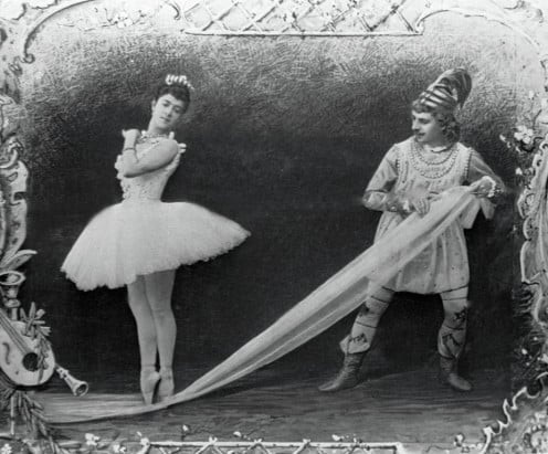 The original performance of  "The Nutcracker Suite," in December 1892, in St. Petersburg, Russia.