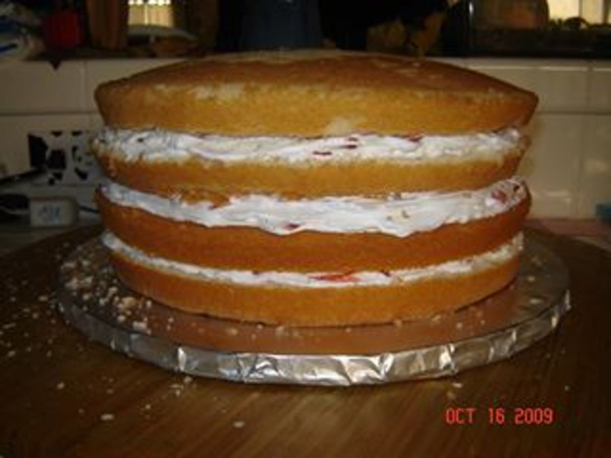 Multiple layer cakes?  Of course!