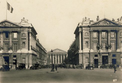 Place de la Concorde, looking down the Rue Royal to La Madeleine