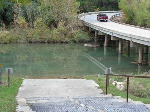 River Access Point and Fourth Bridge Crossing