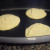Drop batter onto griddle Drop batter onto griddle