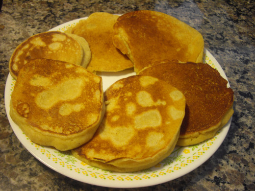 Cornbread pancakes