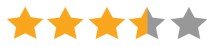 3.5 stars out of 5