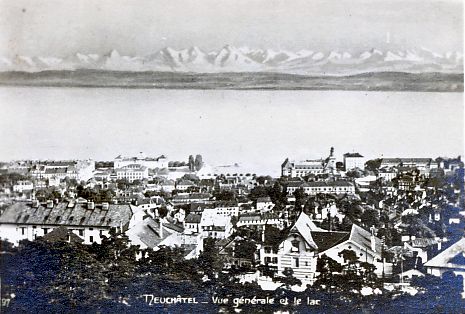 Neuchtel and the lake