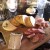 tapas for lunch-meat, cheese and crackers