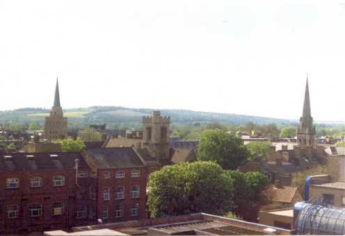  Oxford. Looking west over Oxford from the Carfax Tower