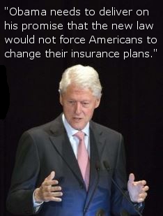 video screen capture of Bill Clinton